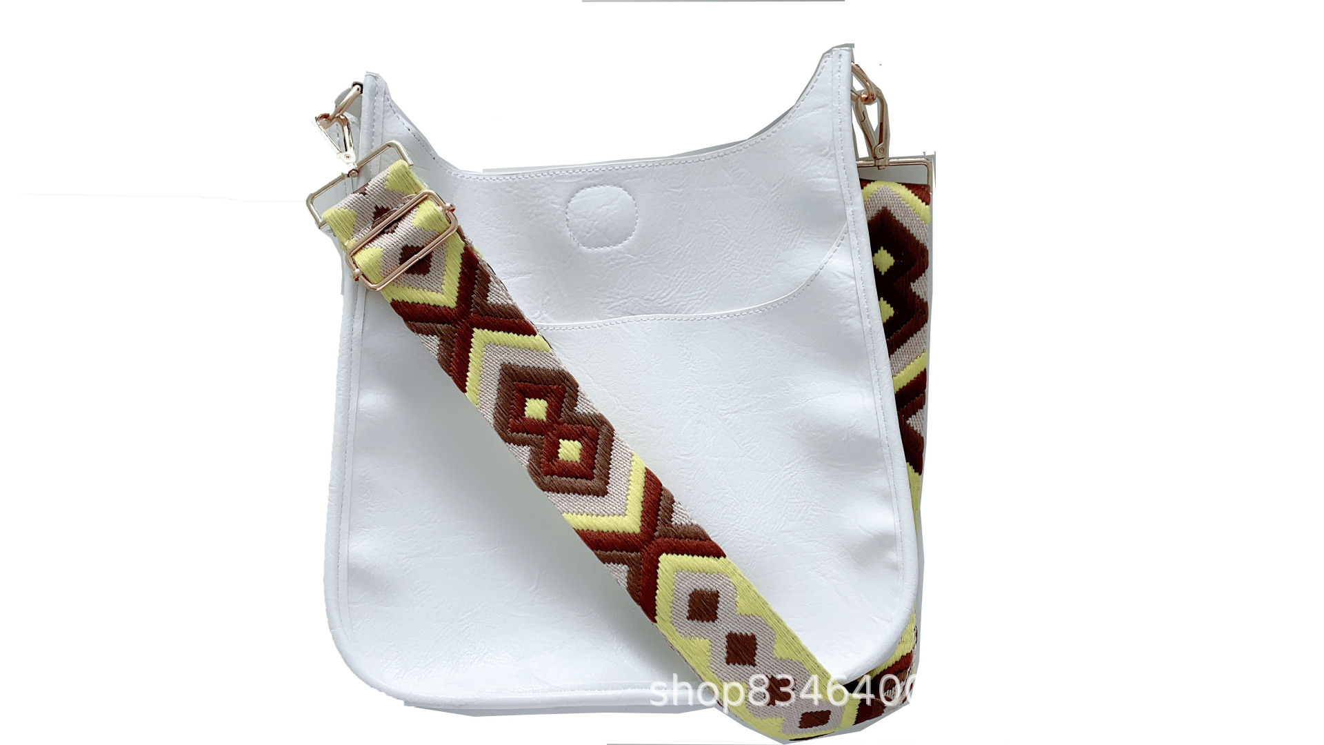 Bolso PU de color para mujer, bandolera de moda color sólido, bolso de hombro retro para viajes europeo/americano, venta transfronteriza