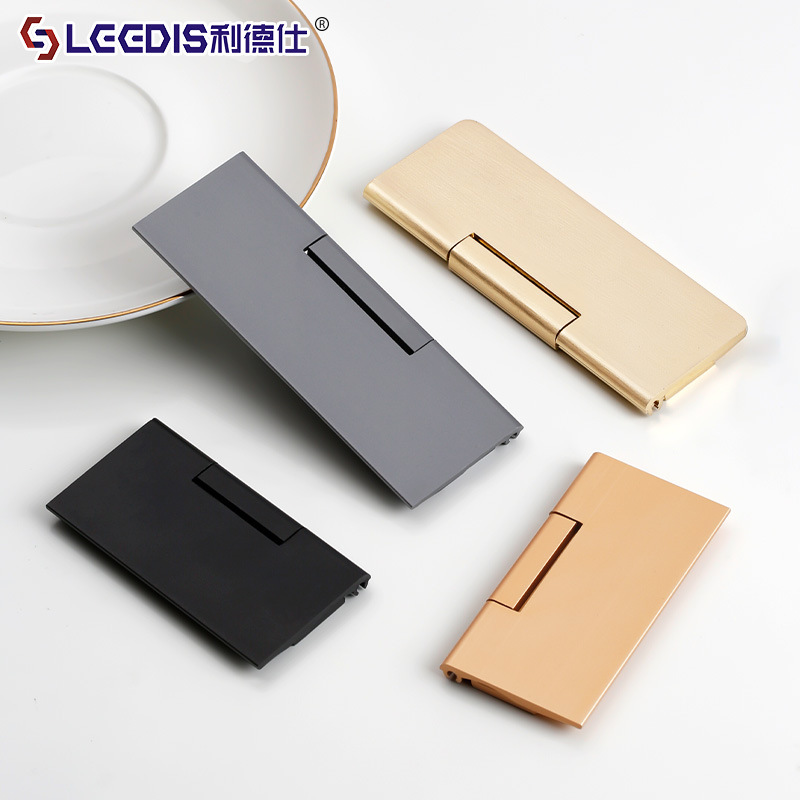 Manufacturer Direct Sale Modern Flush Mount Flip-Open Drawer Furniture Handle Aluminum Alloy Profile Wardrobe Door Handle Concealed Catch