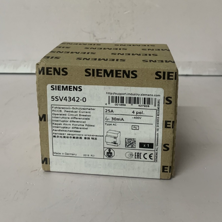 西门子	低压电气	5SV43420	5SV4342-0	剩余电流动作断路器