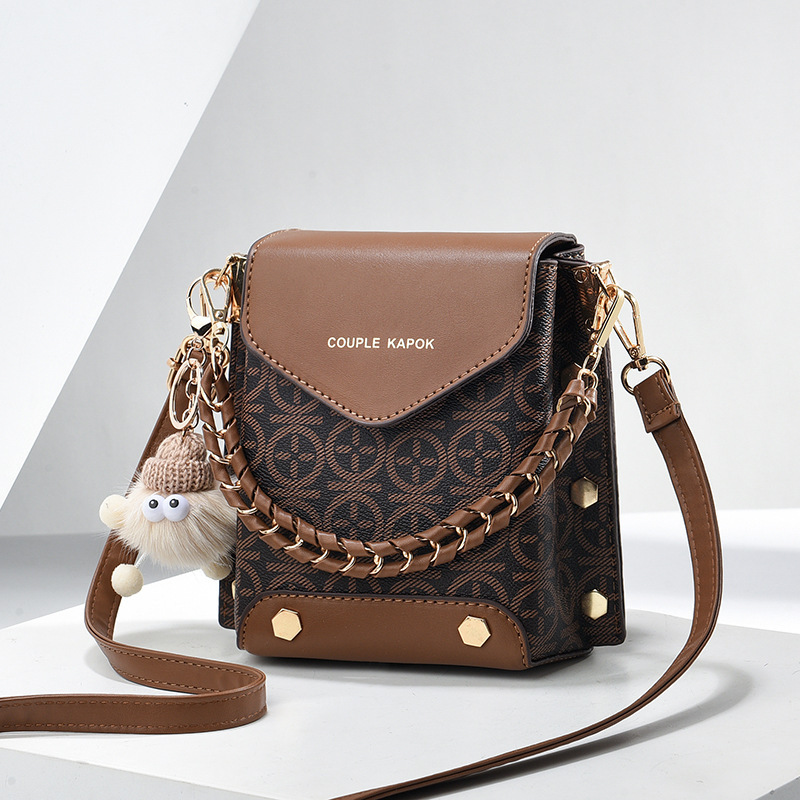 Touch screen mobile phone bag for women 2023 Summer new shoulder messenger bag fashion vertical small bag for women