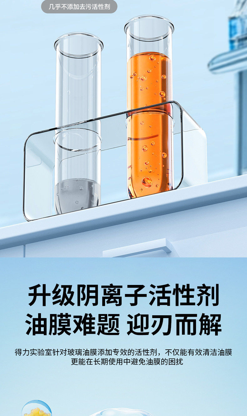Deli Powerful Glass Cleaner for Cars, Anti-Freeze and Oil Film Remover, Resistant to -40 Degrees ℃ All-Season Wiper Fluid Manufacturer Wholesale