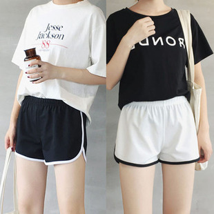2025 Women's Summer New Loose Sports Shorts for Students, Fitness, Casual Running, Sleepwear, Versatile Base Layer, Streetwear Women's Clothing