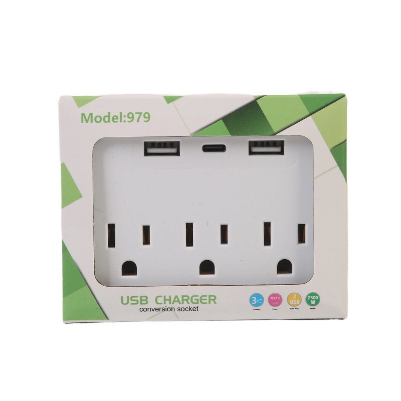Enchufe de conversión portátil compacto, no ocupa espacio para llevar, enchufe de conversión modesto y simple, hermoso y práctico