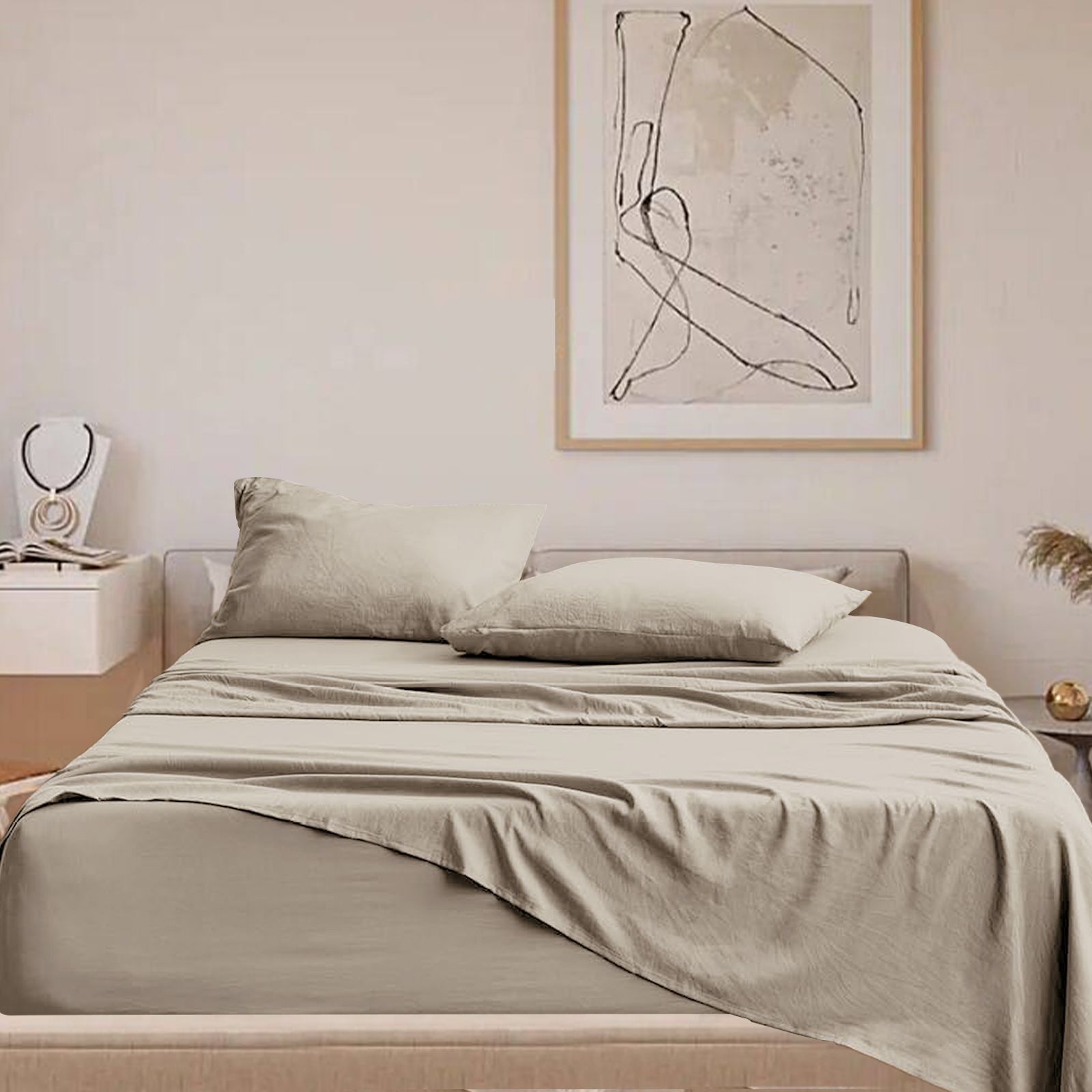 Fábrica de lijado de pelo directo transfronterizo de cuatro piezas de color sólido textiles para el hogar simple lavado y lijado de cuatro piezas de cama al por mayor