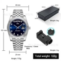 Cs026 silver blue diamond model (five beads)