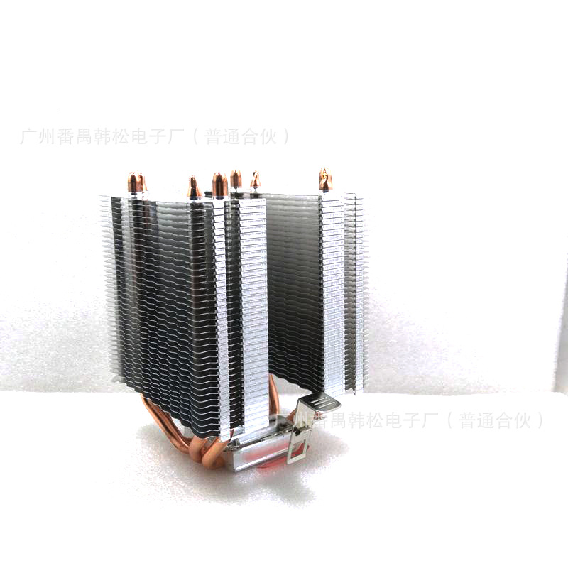 Computadora de escritorio 6 tubo de cobre cpu radiador ultra silencioso 1366AMD 1700 X79 2011 pin CPU ventilador