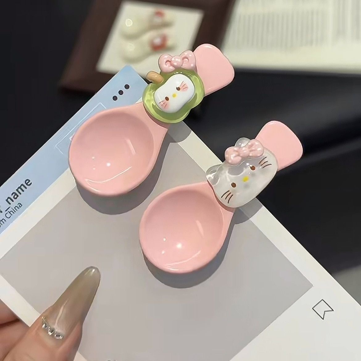 KT 핑크스푼 1개