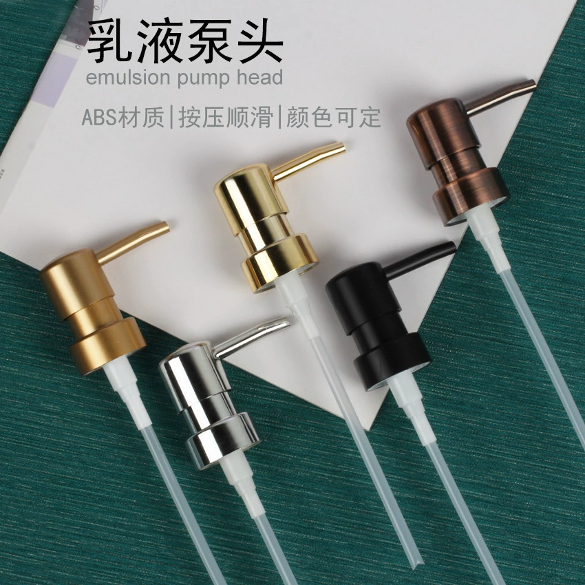 Гальваническая однослойная насадка для насоса из АБС-пластика, лосьон, дезинфицирующее средство для рук, гель для душа, насадка для насоса, насадка для отеля, аксессуары для ванной комнаты