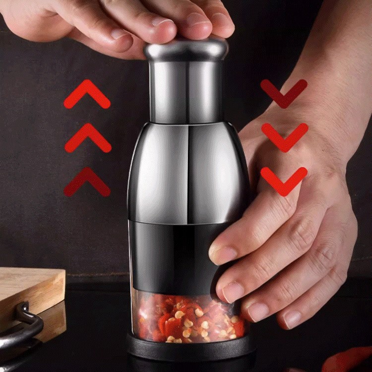 304 palo de acero inoxidable palo de palo de ajo casero barro de cocina herramienta de prensa de cocina multifuncional