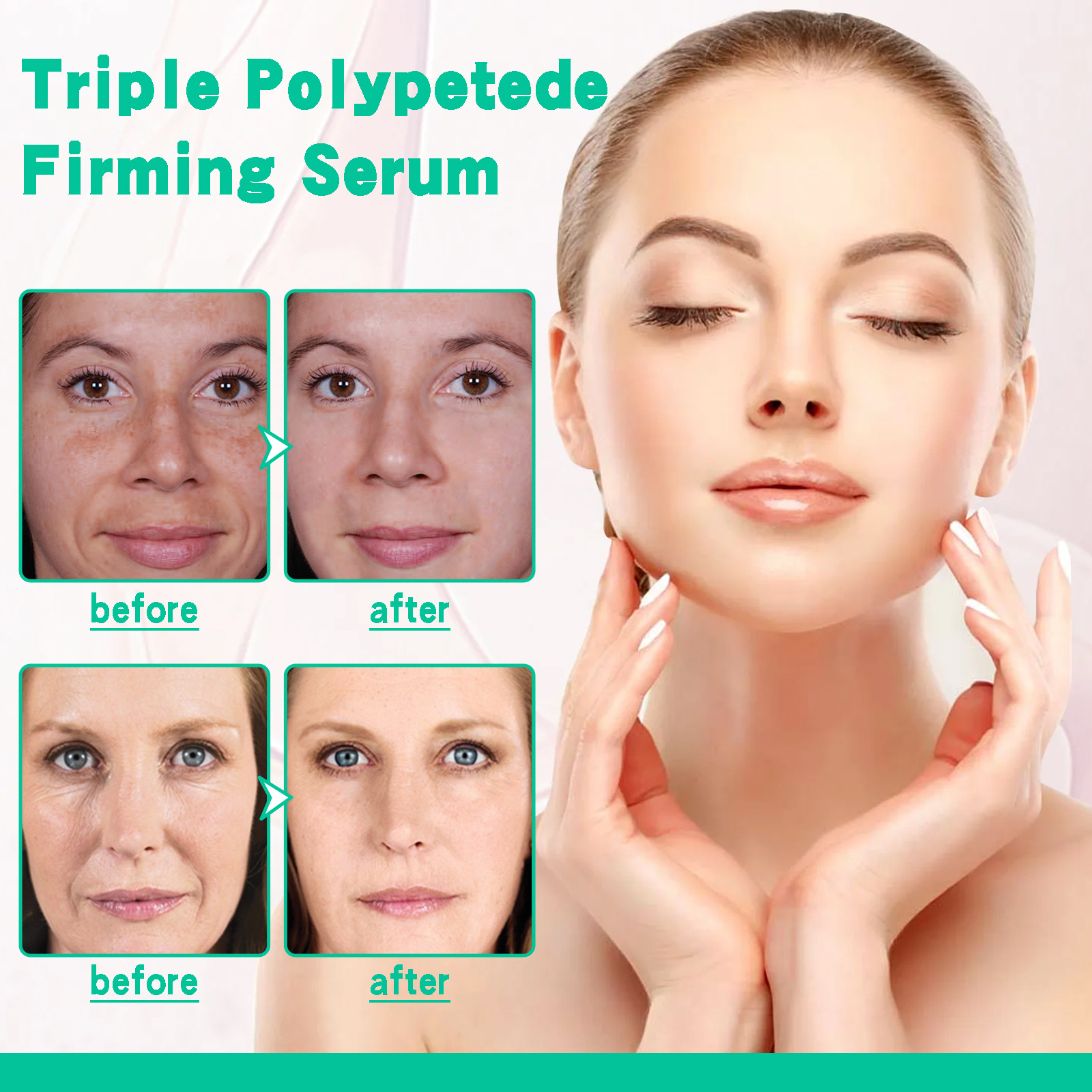 Jayswing Caviar Firming Essence Gesiichtslifting fir fein Linnen ronderëm d'Aen opzehellen, Falten ze bekämpfen an Anti-Aging ze vermeiden_voghion.com