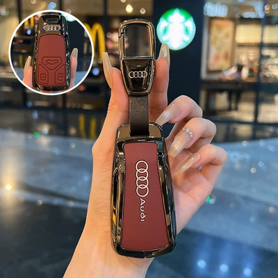 Q3Q5 Bag Q2 Buckle Q6 Shell – Static Rod/Key Bag - type-a-burgundy-car-logo-buckle