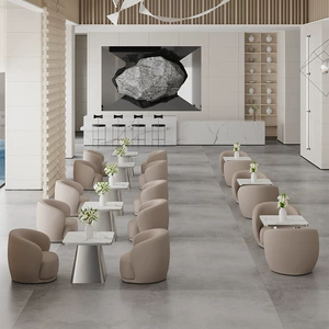 Обсудите комбинацию стола и стула Light Luxury Net Red One Table Two Stables и два стулья.