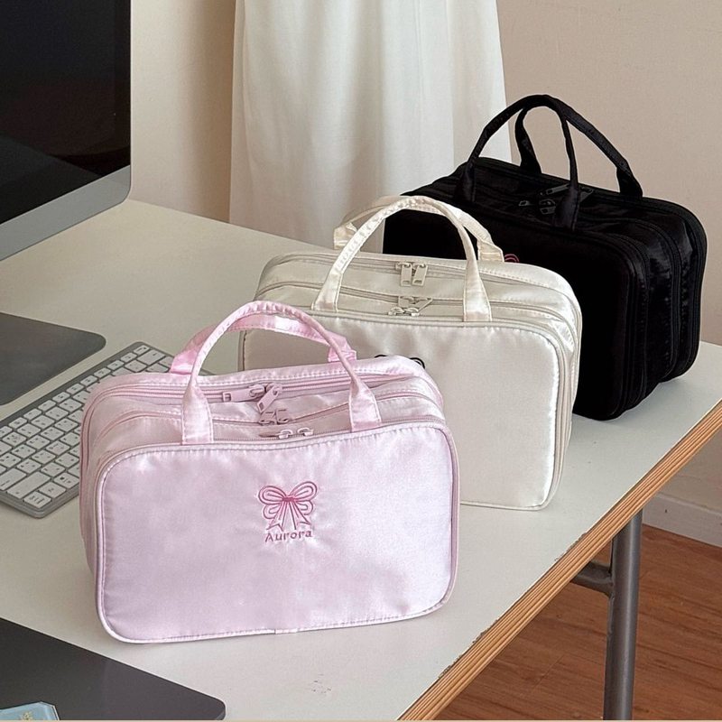 New Cosmetic Bag for Women, Large Capacity, Portable, Travel Waterproof Toiletry Bag, Partitioned Storage Bag, Can Be Used as a Trolley Case New Cosmetic Bag for Women, Large Capacity, Portable, Travel Waterproof Toiletry Bag, Partitioned Storage Bag, Can Be Used as a Trolley Case
