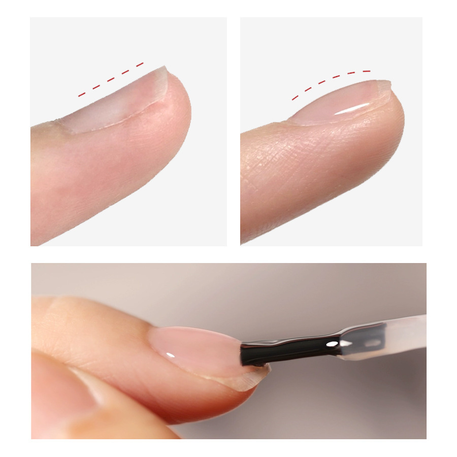 Arte de uñas de estilo japonés tarro de oro que forma nivelación pegamento sin lavado a juego esmalte de uñas pegamento tienda de belleza de uñas fábrica especial al por mayor