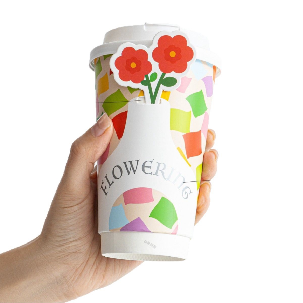 Taza de papel desechable de grado alimenticio taza de café taza de leche caliente taza de té doméstica comercial taza de leche de soja taza de embalaje image 6