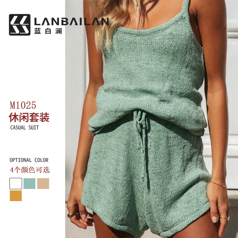 Summer sexy solid color sweater