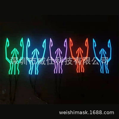 Cold light sheet | helmet luminous strip luminous helmet