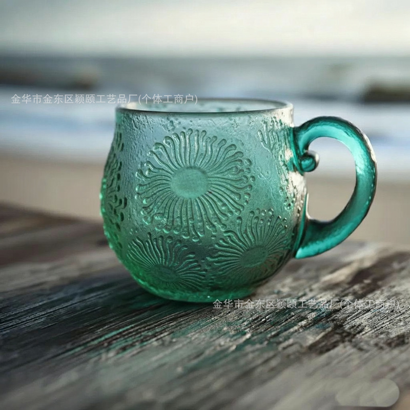 跨境新品热销Sea Wave Mug海浪马克杯咖啡杯树脂不锈钢海螺贝壳|undefined