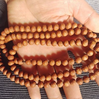 国産小鳳目菩提子ナツメ種子手持ち6-7mm 108玉菩提本格赤皮ニッチ超小|undefined