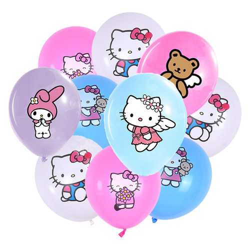 Party decoration 12 inches 2.8g foreign trade balloons animation animation film and television game birthday party cartoon balloons