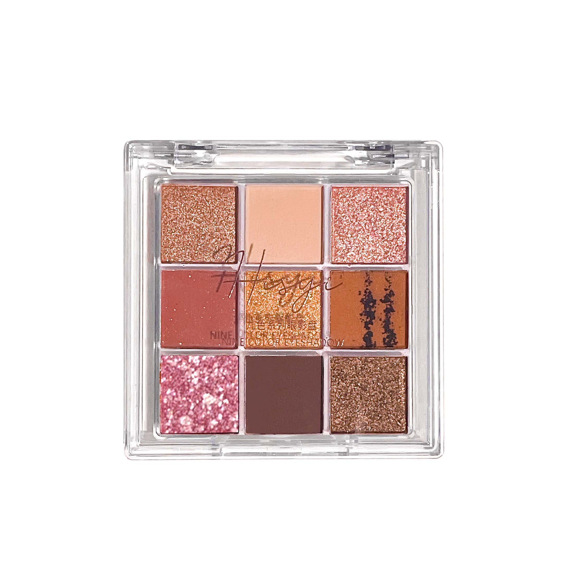 HISYI Jiugongge Eye Shadow Plate Transparent Acrylic INS matte pearl…
