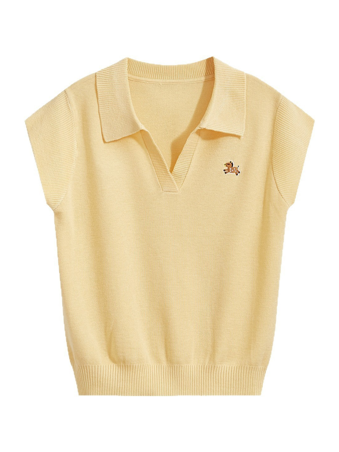 Design knitted summer sweater