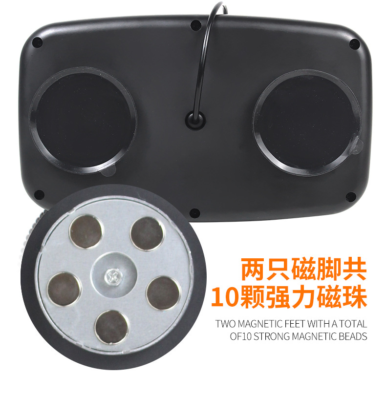 12-24V Cob Mini Short Row Warning Light Led Car Truck Construction Rescue Vehicle Light Strobe Light