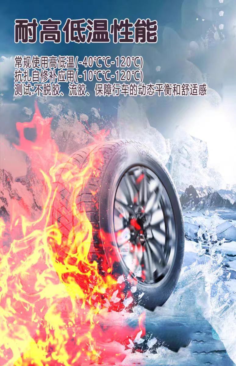 Under 16 inches self-repair mute cotton control tire 195205215/171819 mute new energy automobile wheel