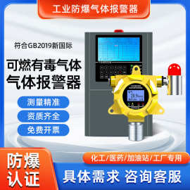 甲烷氢气丙烷乙炔氧气可燃气体商用一氧化碳有毒气体探测器报警器