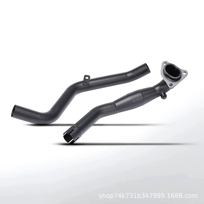 Xadv750 Forza 750 Front Motorcycle exhaust pipe - stainless-steel-front-section-black