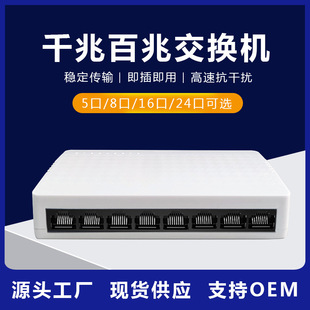 POE Switch 8/8/16/24 Switch TP-Link Gigabit 100M Спортивный мониторинг Совместимый с оптом