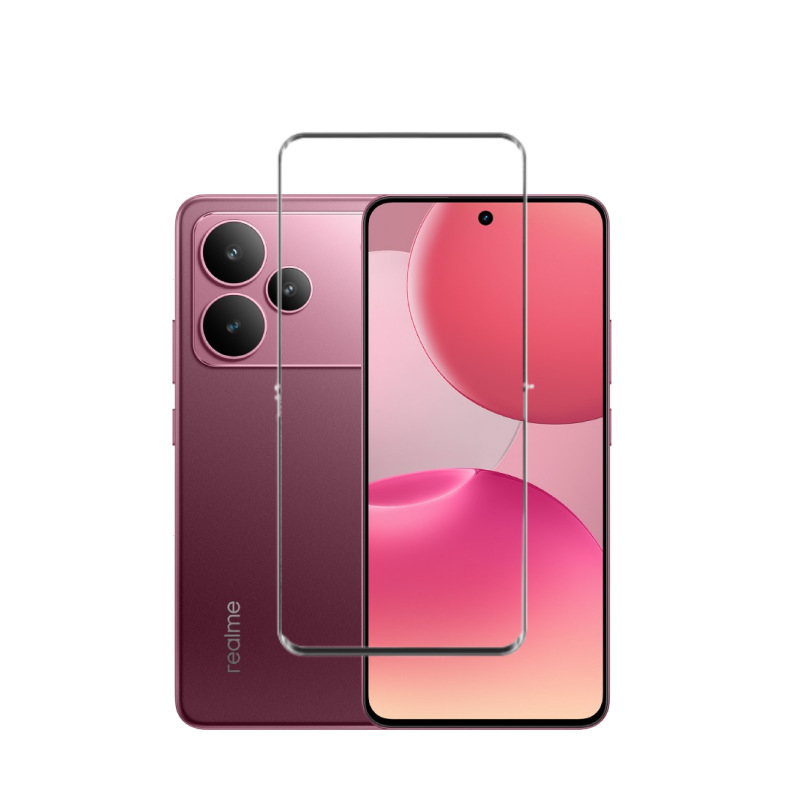 Aplicable a la película de endurecimiento realme P4power, vidrio adhesivo de borde anti-pepelas 5G curvo, pantalla UV PRO película de lente