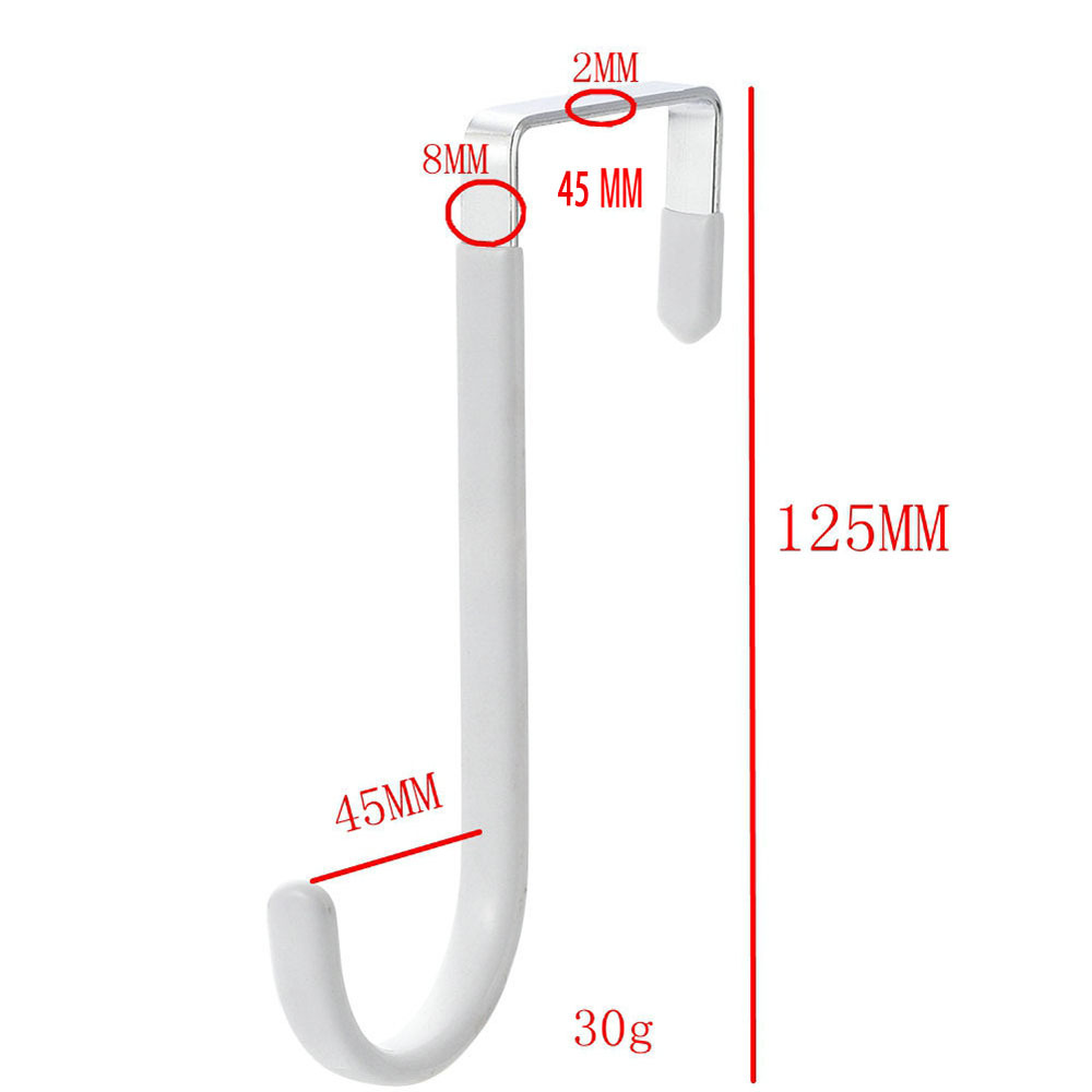 Gancho trasero de puerta sin clavos transfronterizo Gancho para ropa sin costuras impregnado de pegamento Gancho trasero de puerta de baño portátil