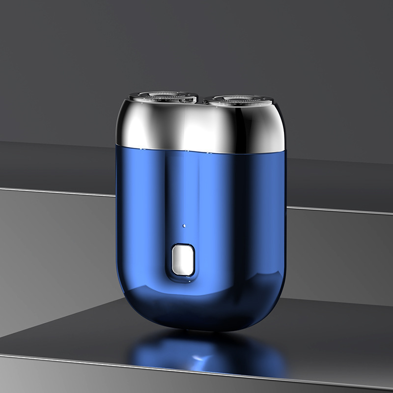 人気のミニ双頭シェーバー電動ポータブルシェーバー男性用 USB 充電式全身洗えるシェーバー|undefined
