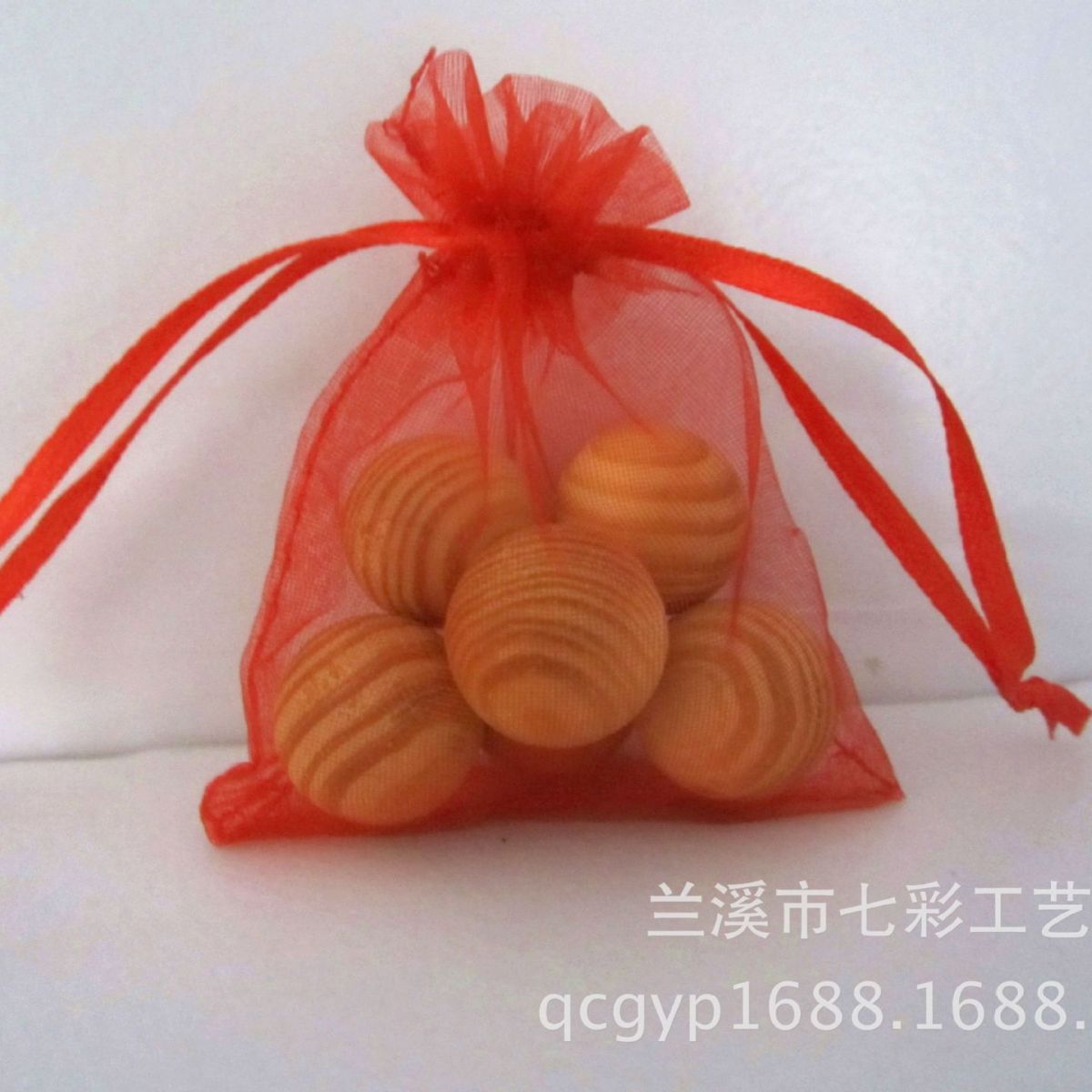 批发7*9纯色束口硬纱袋抽绳欧根纱袋 礼品饰品首饰柯根纱布袋