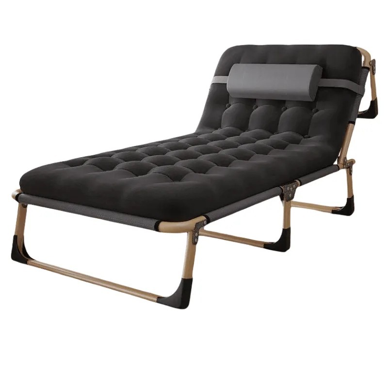 [Cama plegable reforzada] Cama individual para el almuerzo, sillón multifuncional para el hogar, oficina plegable, casa de lectura para adultos