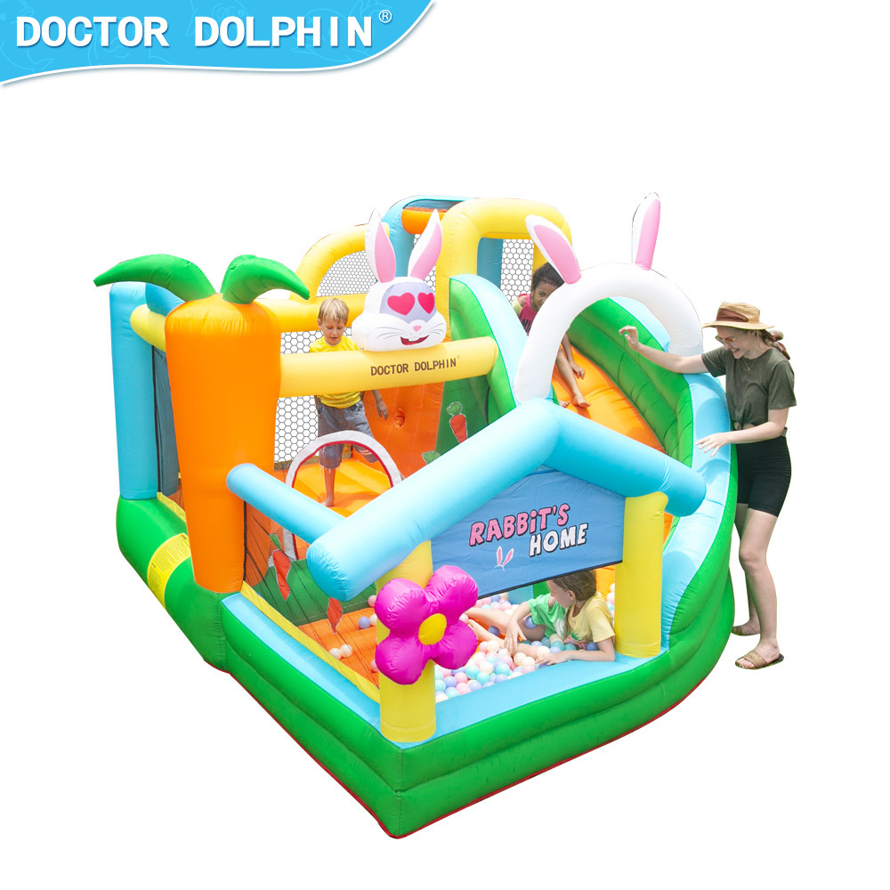 Doctor Dolphin | Castillo inflable niños pequeños saltando cama casa inflable Castillo diapositiva inflable Castillo ola piscina