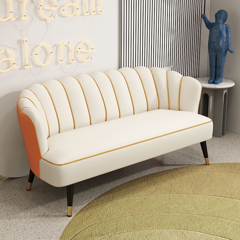 Casa de alquiler pequeña sala de estar red tienda de ropa sofá dormitorio tienda de té de leche salón de belleza sofá área de descanso lujoso