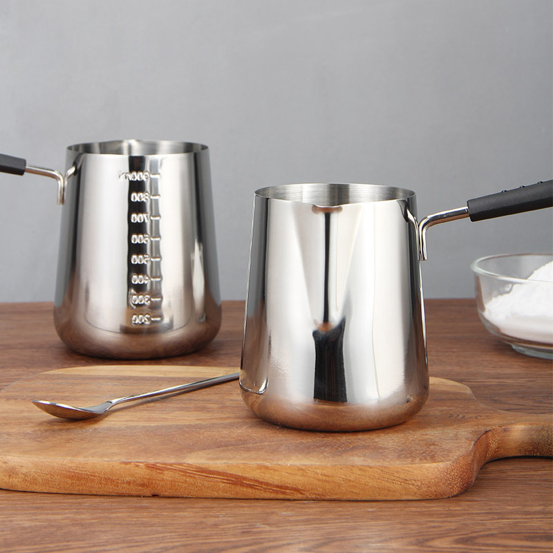 Olla especial para el azúcar de chocolate hirviendo aceite de fusión de mantequilla rociar fideos aceite caliente olla pequeña mini aceite de cocina olla pequeña olla de aceite