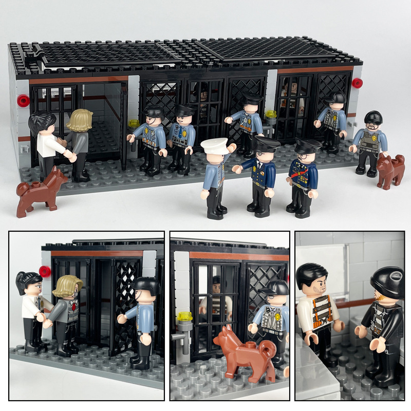 Cross-Border Wholesale 1602B 1603A 1607A 42124 42125 42138 42140 Prison Building Blocks