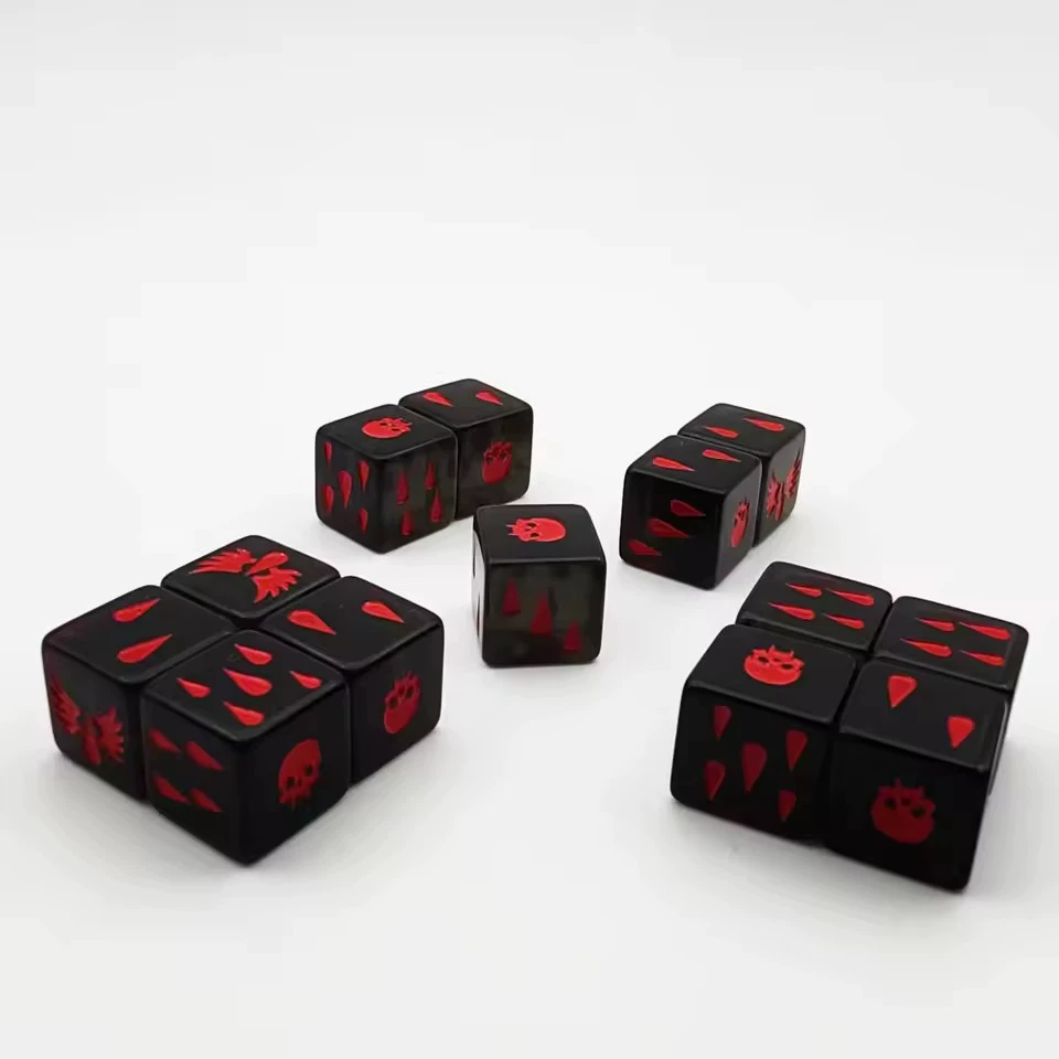 Игра настольная Warhammer 40k Blood Angels Sanguinius Dice темнота Темные Ангелы Кровавые Ангелы 16 мм