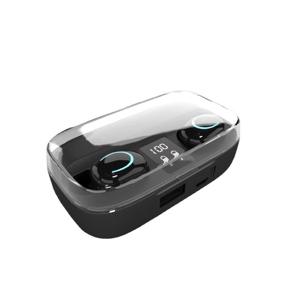 True wireless earbuds X10, Bluetooth 5.2, ABS‑plastic, 1200 mA charging case, digital display option