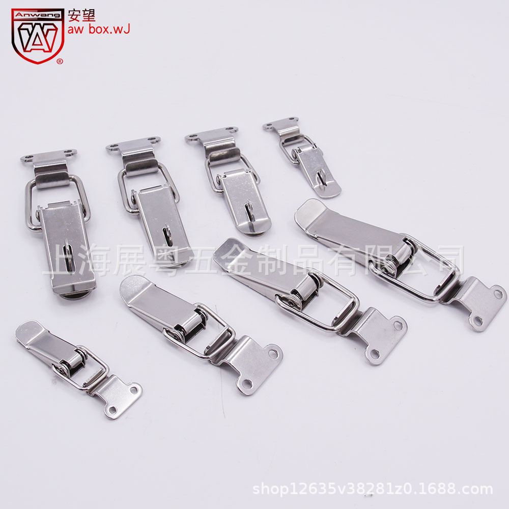 AW / Amwang acero inoxidable 304 spring buckle bloqueo industrial buckle accesorios de maleta buckle