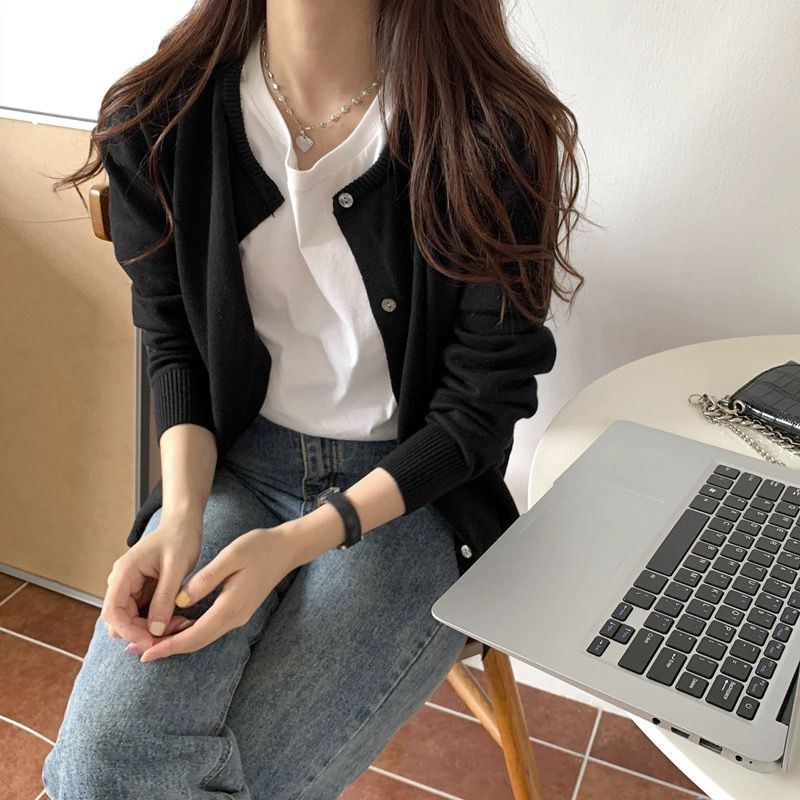Original Export Surplus Women's Thin Knit Cardigan, European Export Wool Knitwear, Plus-Size Sweater Coat Original Export Surplus Women's Thin Knit Cardigan, European Export Wool Knitwear, Plus-Size Sweater Coat