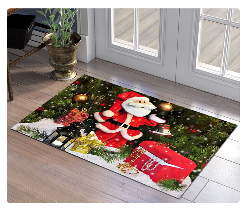 圣诞地毯,卡通地垫,入户地垫,装饰地垫,家用脚垫