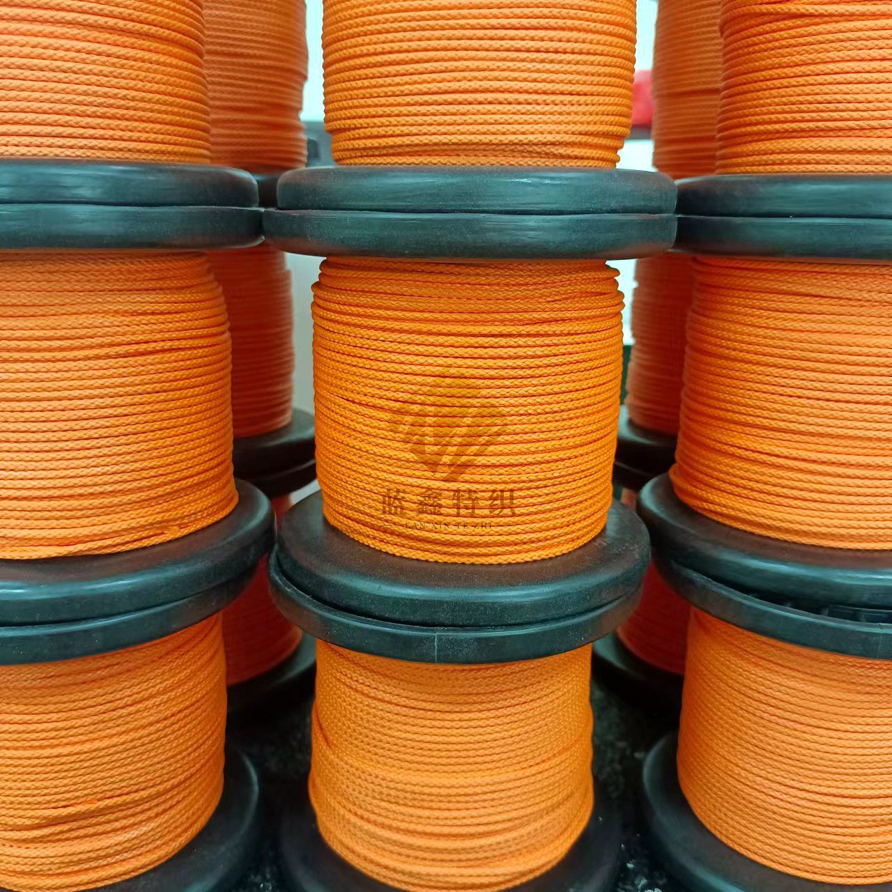 2mm橘色红色蓝色大力马绳  防护绳高空电线牵引绳 防风拉钉编织绳