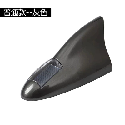 Decoration Replaces Original Shark Fin – vehicle antenna - new-enhanced-version-18-lights-gray-without-remote-control-or-radio