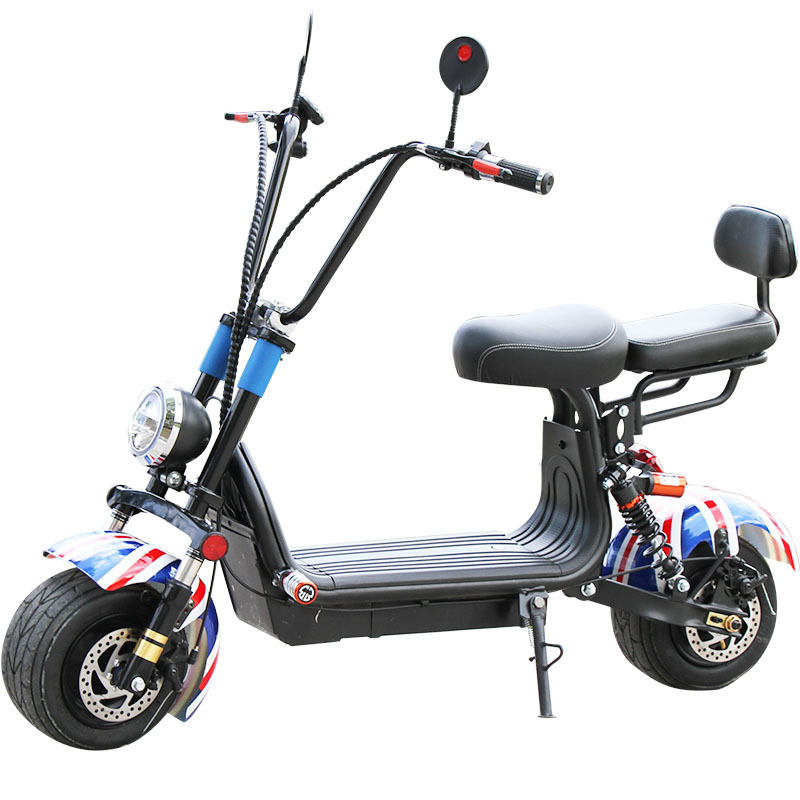 Small Harley electric scooter electric scooter two-wheeled electric scooter folding electric bicycle battery car wholesale