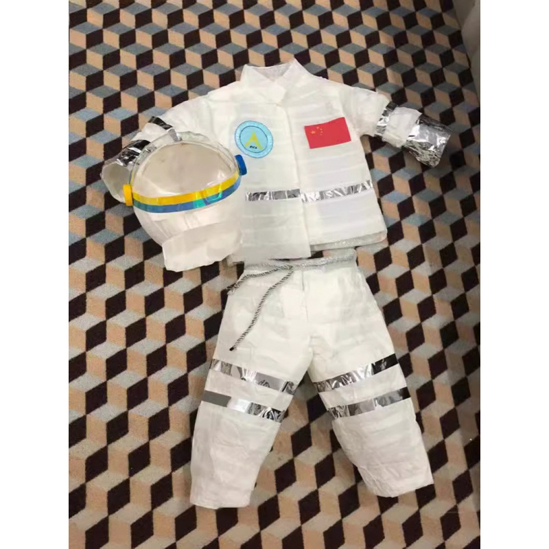 Children's Space Suit Astronaut Environmentally Friendly Clothing DIY Handmade Boy Bubble Bag Family Fashion Show Catwalk
