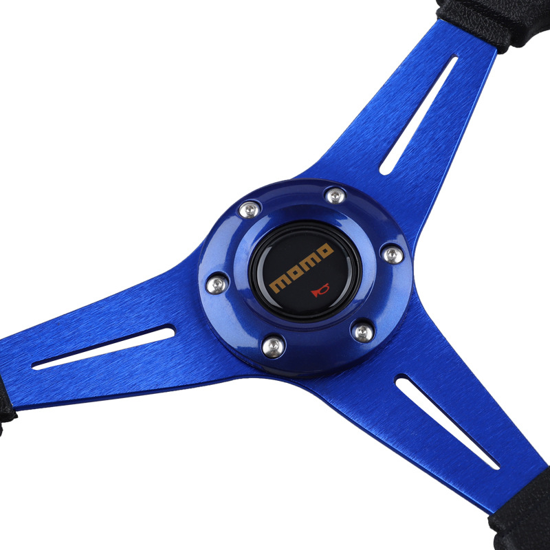 Car Modification Parts 14-Inch 350mm Pu Steering Wheel Competitive Gaming Kart Steering Wheel Racing Steering Wheel